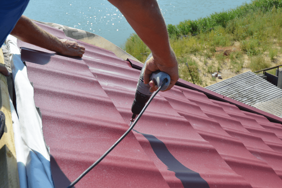 installing a metal roof